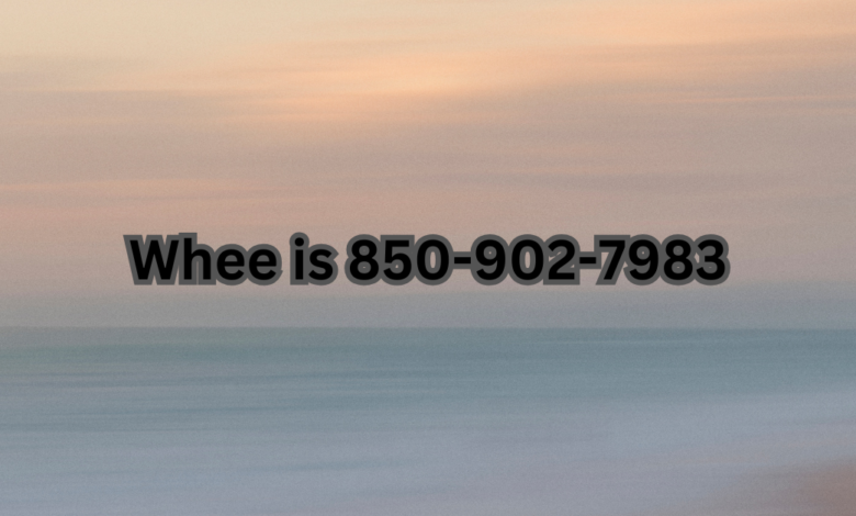 whee is 850-902-7983